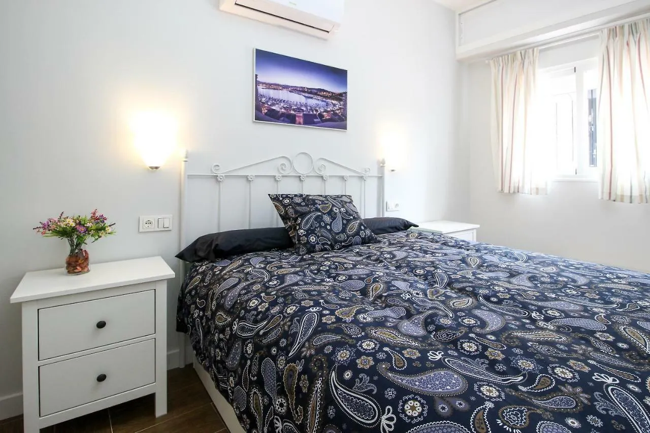 מאלגה Palacios 6, Nuevo, Playa, Barrio Tranquilo, Todos Los Servicios, Pa דירה