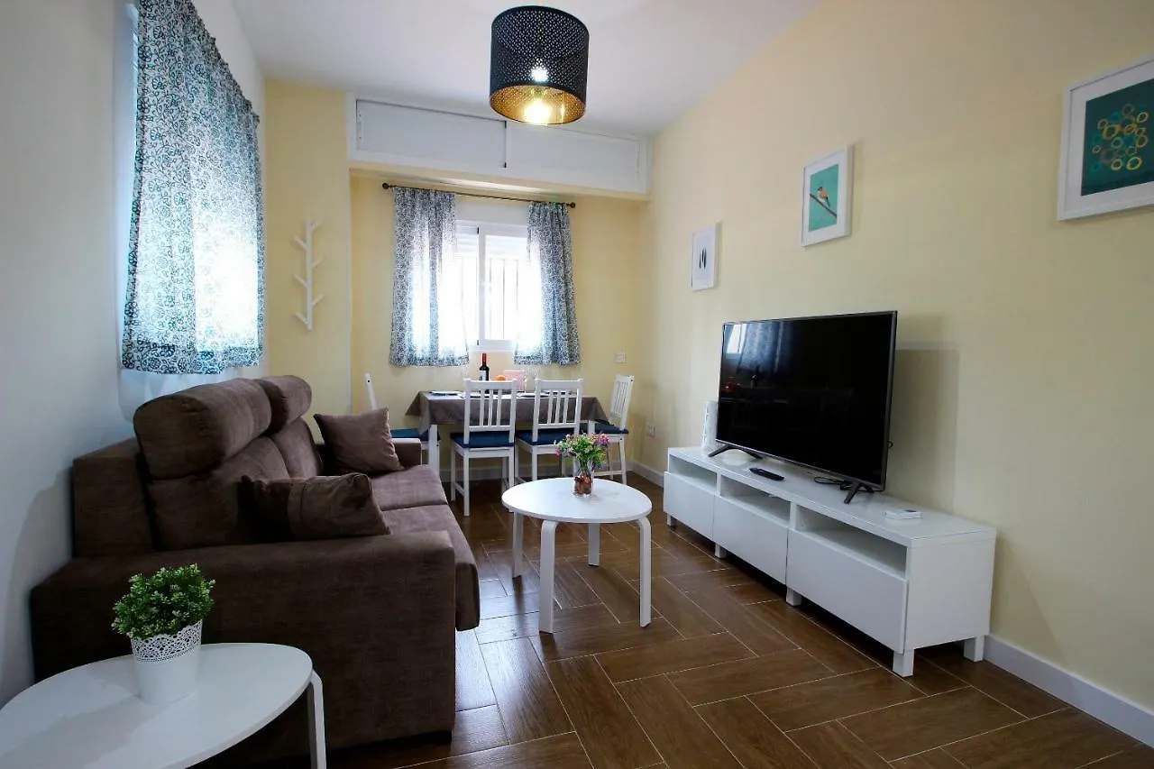 מאלגה Palacios 6, Nuevo, Playa, Barrio Tranquilo, Todos Los Servicios, Pa
