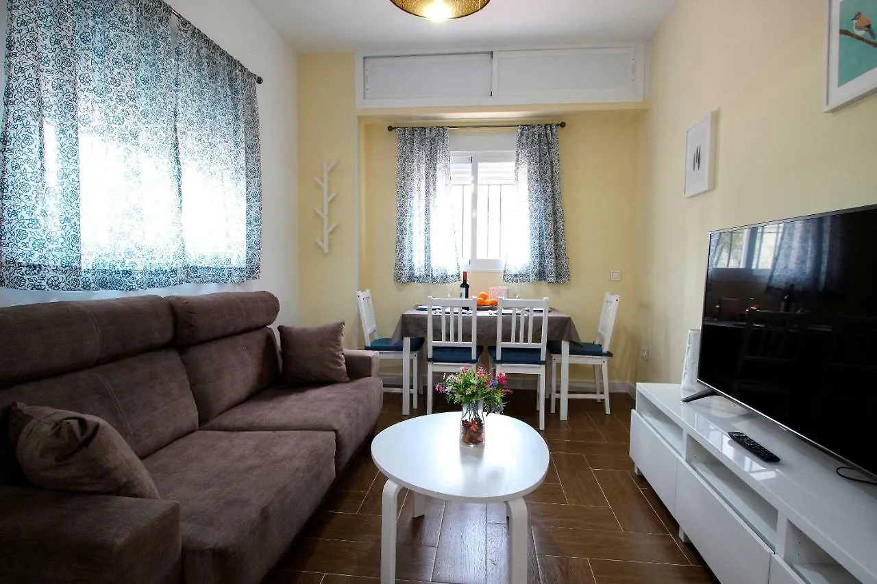 מאלגה Palacios 6, Nuevo, Playa, Barrio Tranquilo, Todos Los Servicios, Pa